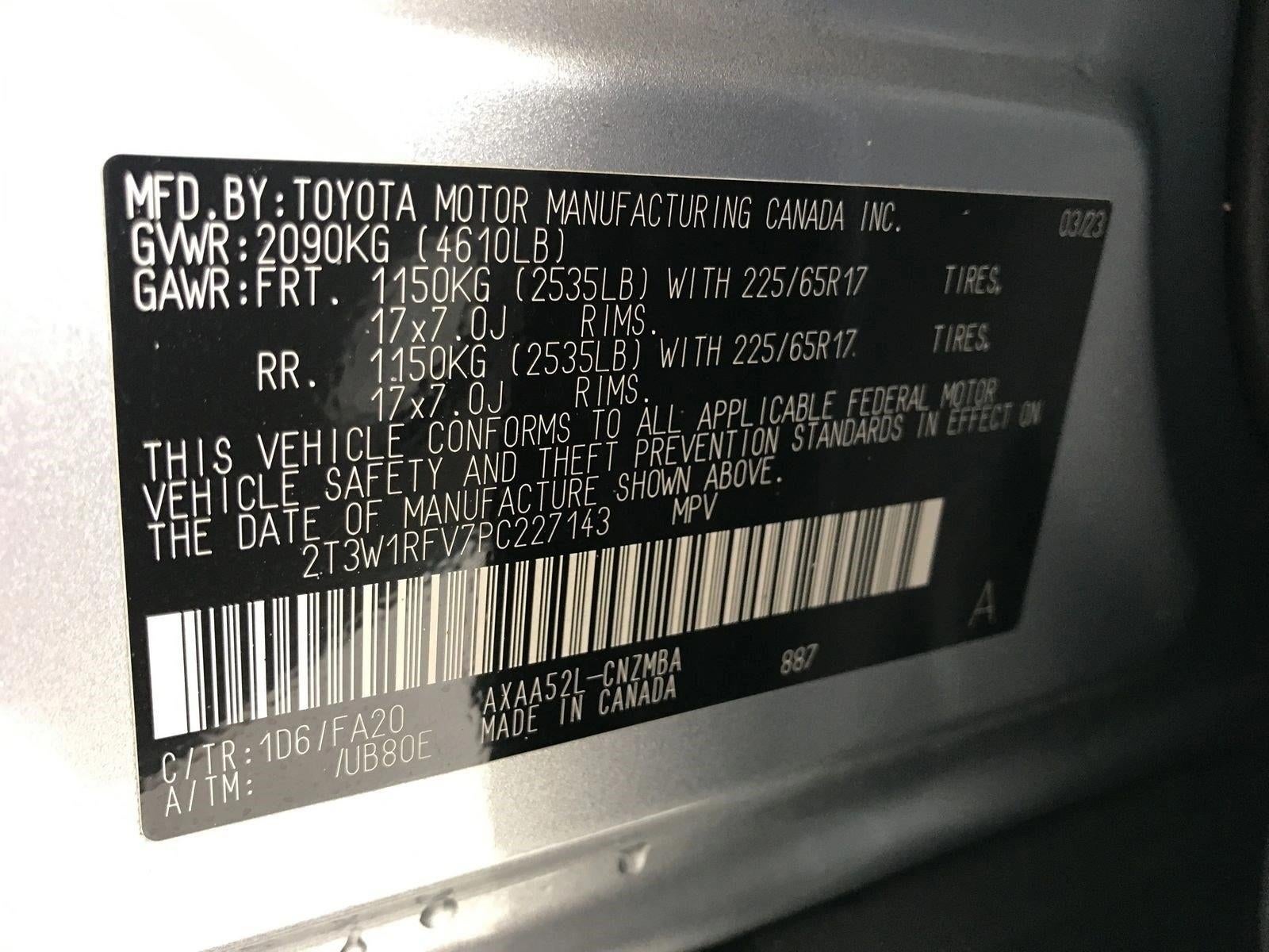 2023 Toyota RAV4 XLE FWD (GS)