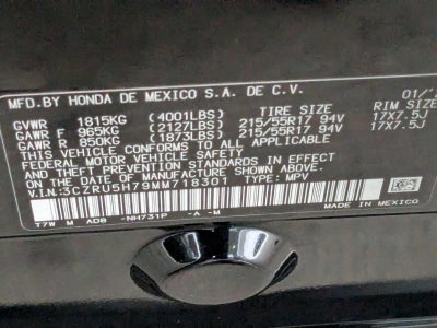 2021 Honda HR-V EX-L 2WD CVT