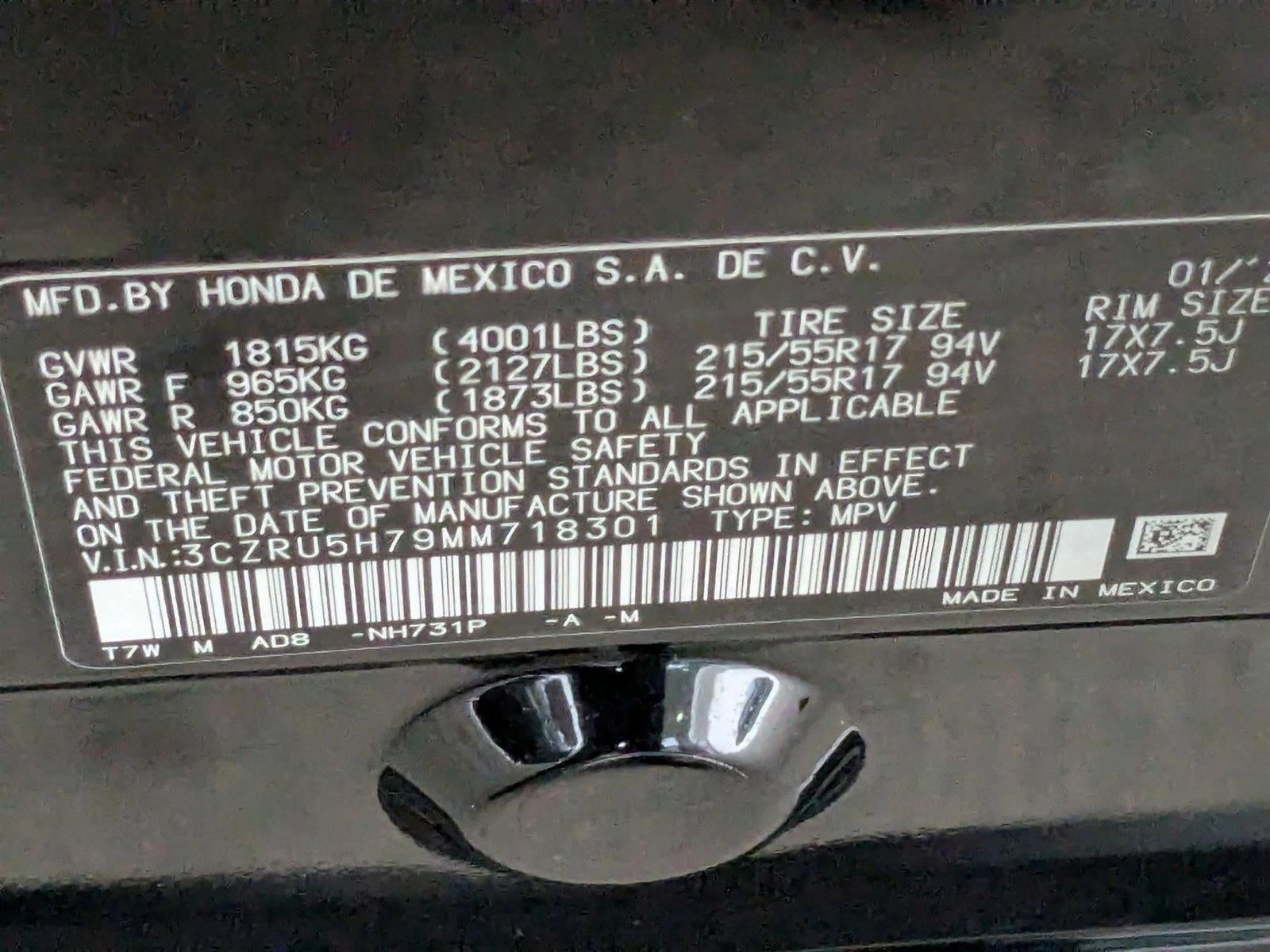 2021 Honda HR-V EX-L 2WD CVT