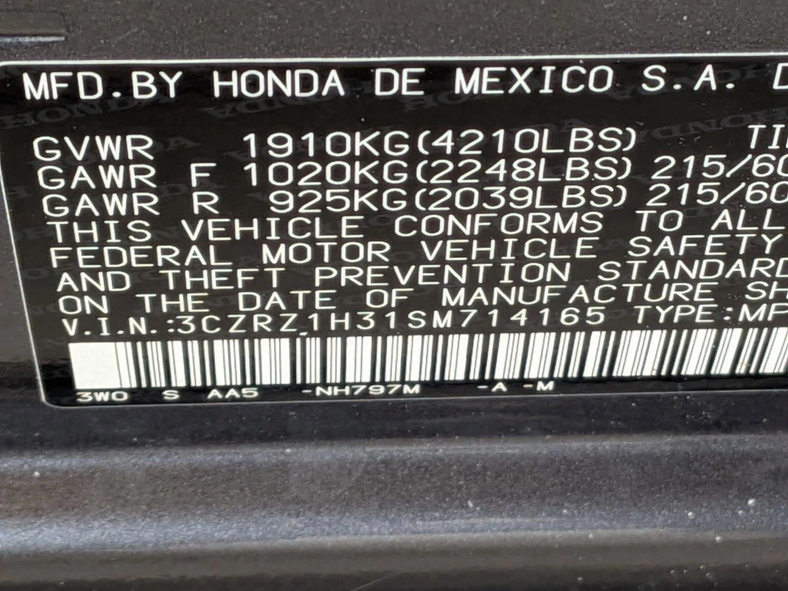 2025 Honda HR-V LX 2WD CVT