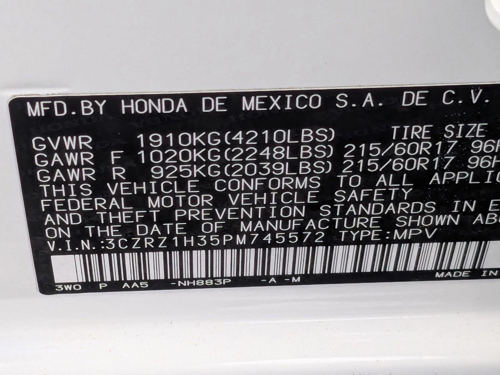 2023 Honda HR-V LX 2WD CVT