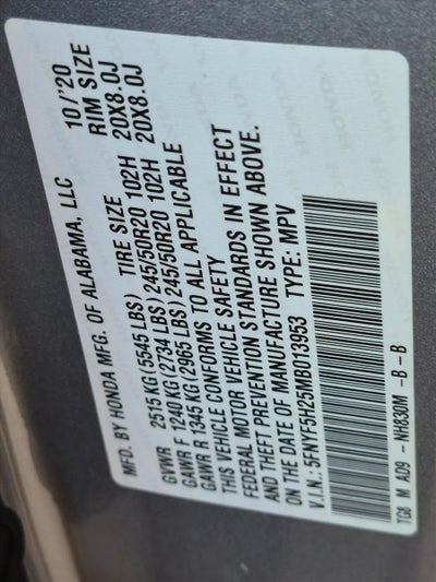 2021 Honda Pilot Special Edition 2WD
