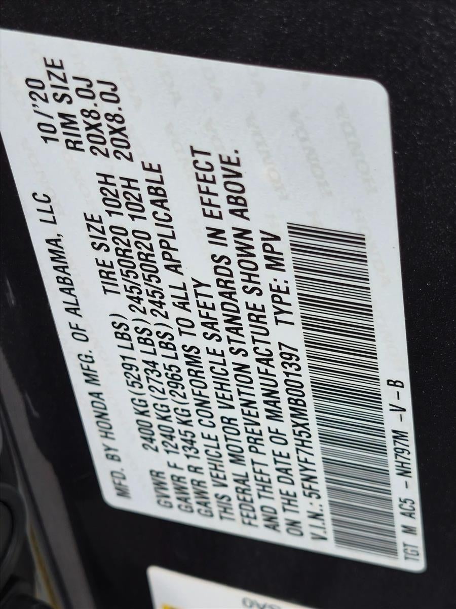 2021 Honda Passport EX-L FWD