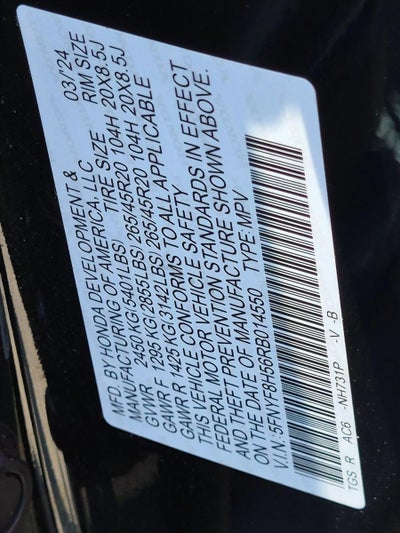2024 Honda Passport EX-L AWD