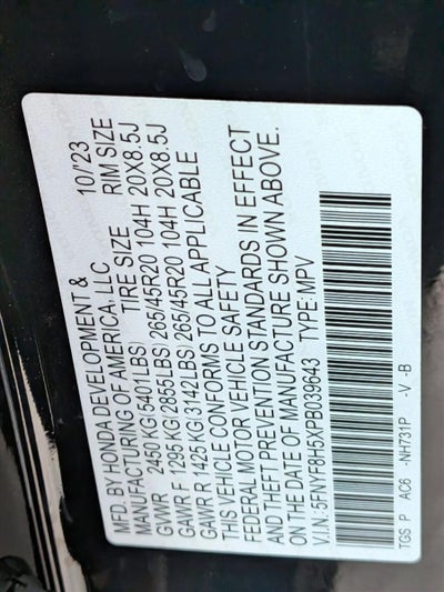 2023 Honda Passport EX-L AWD