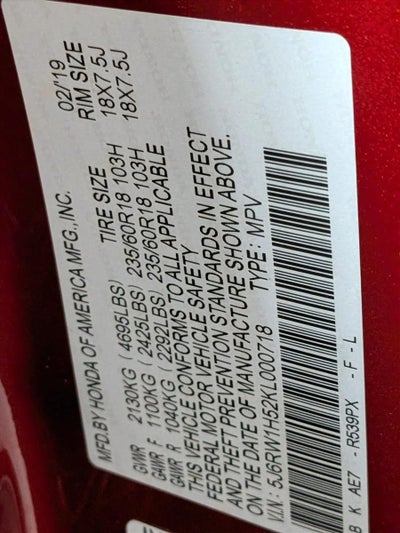 2019 Honda CR-V EX 2WD