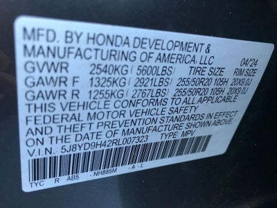 2024 Acura MDX FWD w/Technology Package
