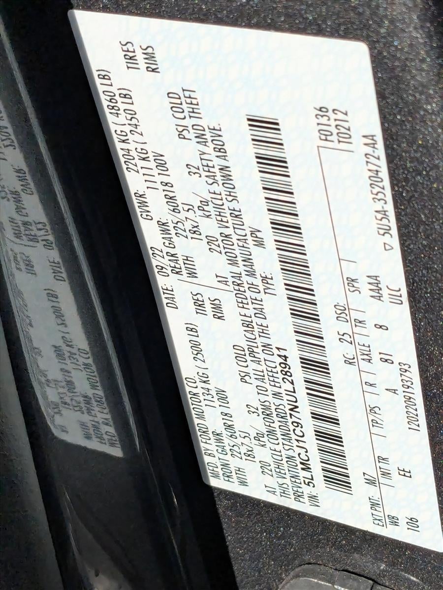 2022 Lincoln Corsair Standard FWD