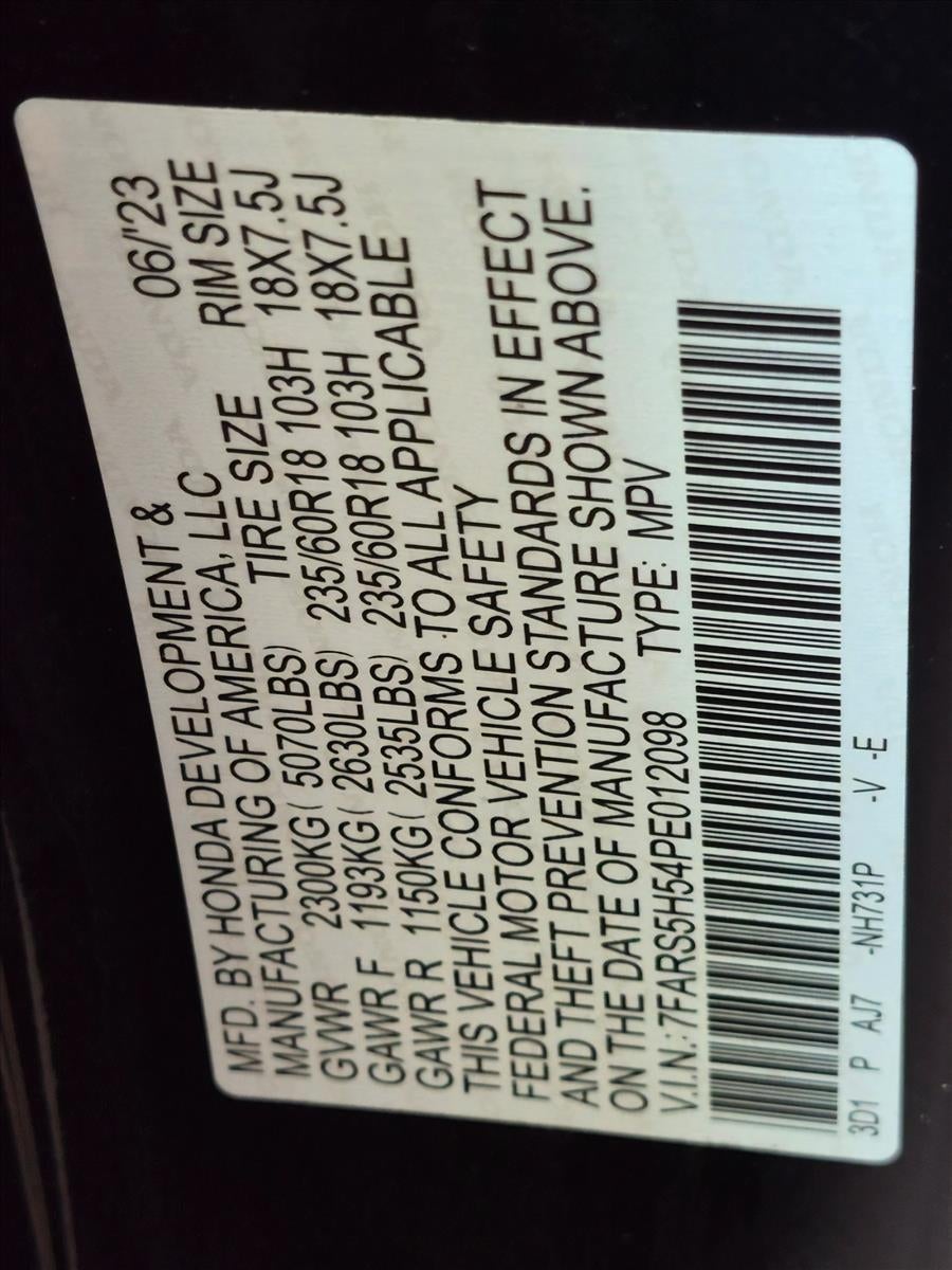 2023 Honda CR-V Hybrid Sport FWD w/o BSI