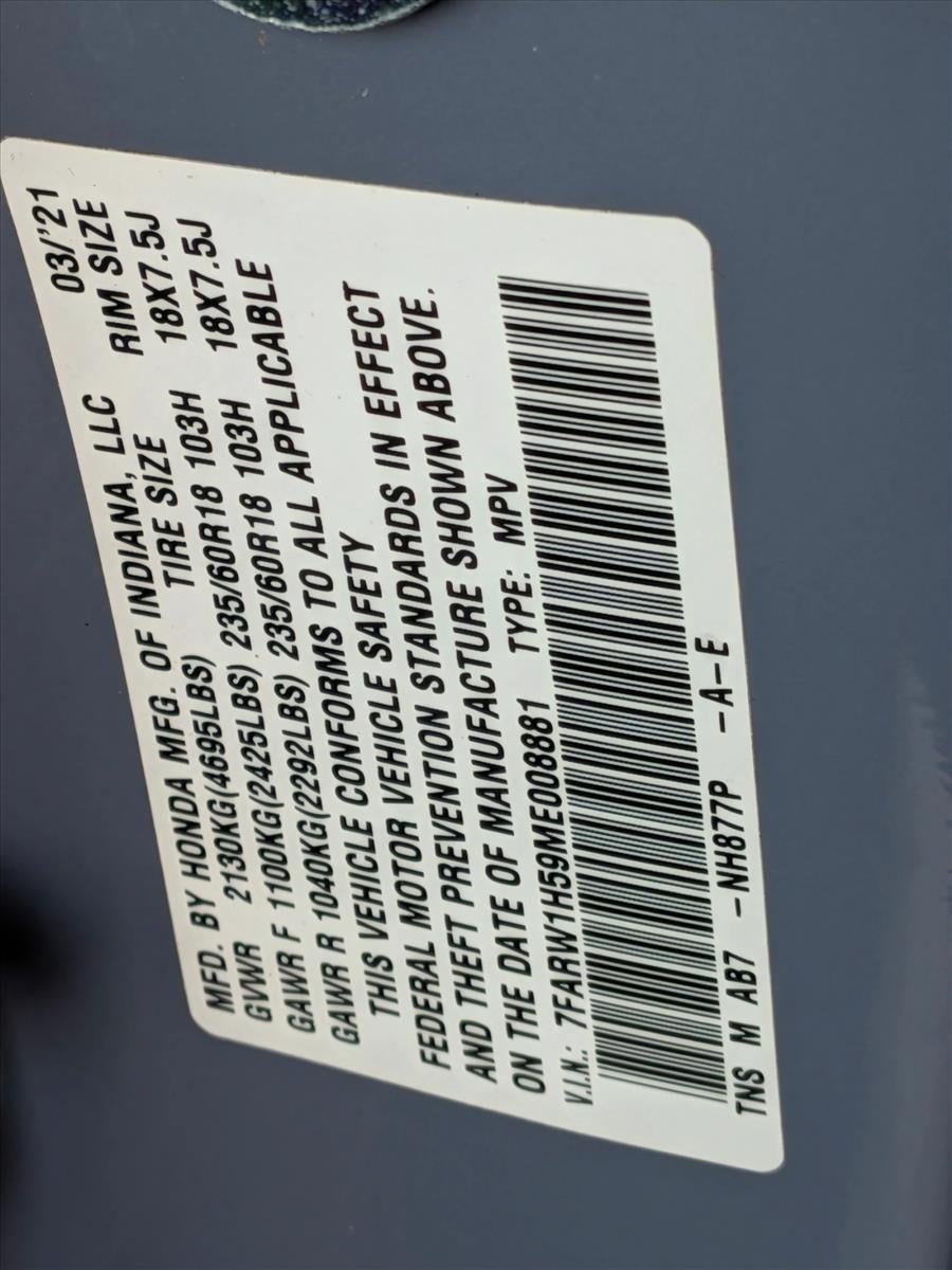 2021 Honda CR-V EX 2WD
