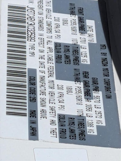 2019 Mazda Mazda CX-9 Sport FWD