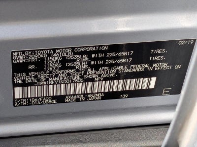 2019 Toyota RAV4 XLE FWD (GS)