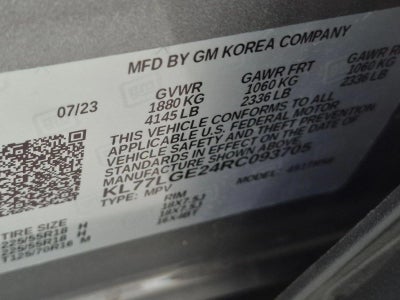 2024 Chevrolet Trax FWD 4dr 1RS