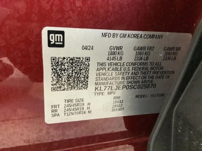 2025 Chevrolet Trax FWD 4dr 2RS