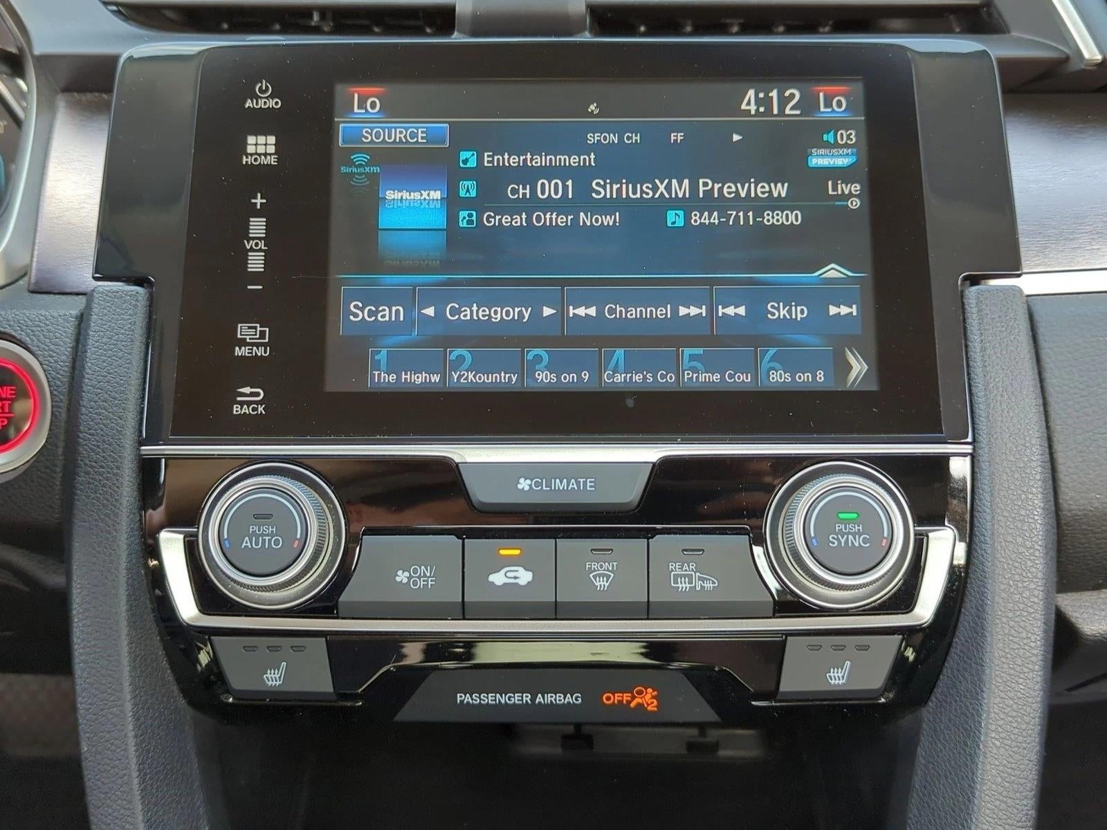 2017 Honda Civic Sedan EX-T CVT