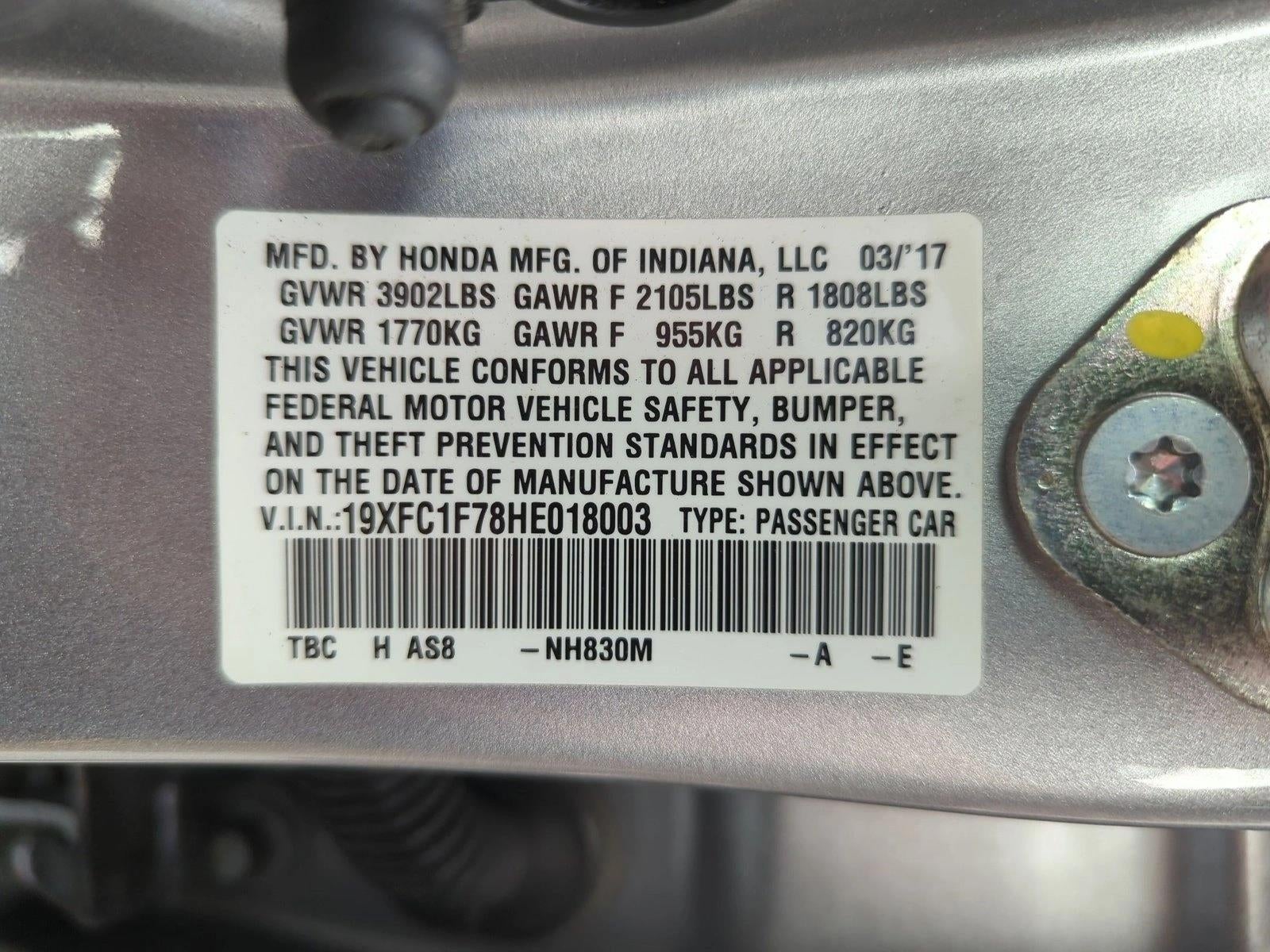 2017 Honda Civic Sedan EX-L CVT