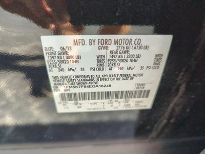2014 Ford Explorer FWD 4dr Limited