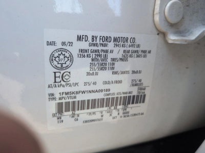 2022 Ford Explorer Limited 4WD