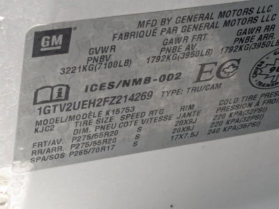 2015 GMC Sierra 1500 Double Cab Standard Box 4-Wheel Drive SLE