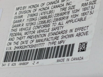 2025 Honda CR-V EX-L 2WD