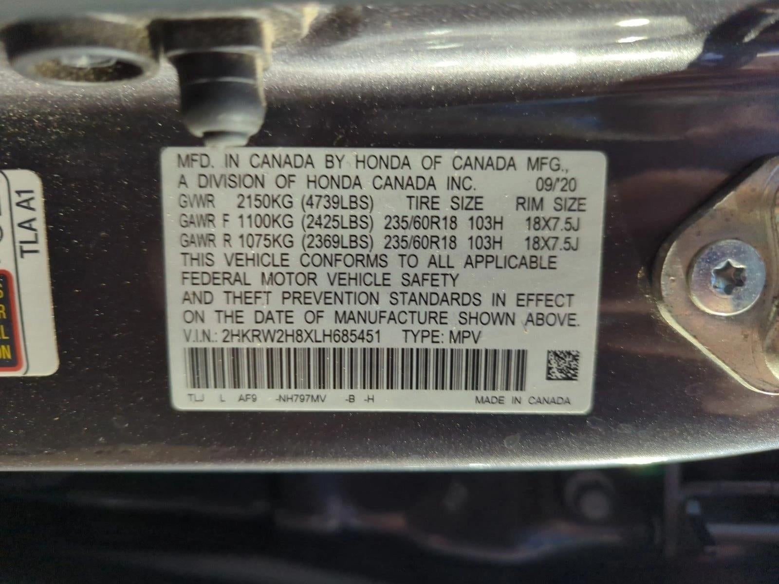 2020 Honda CR-V EX-L AWD
