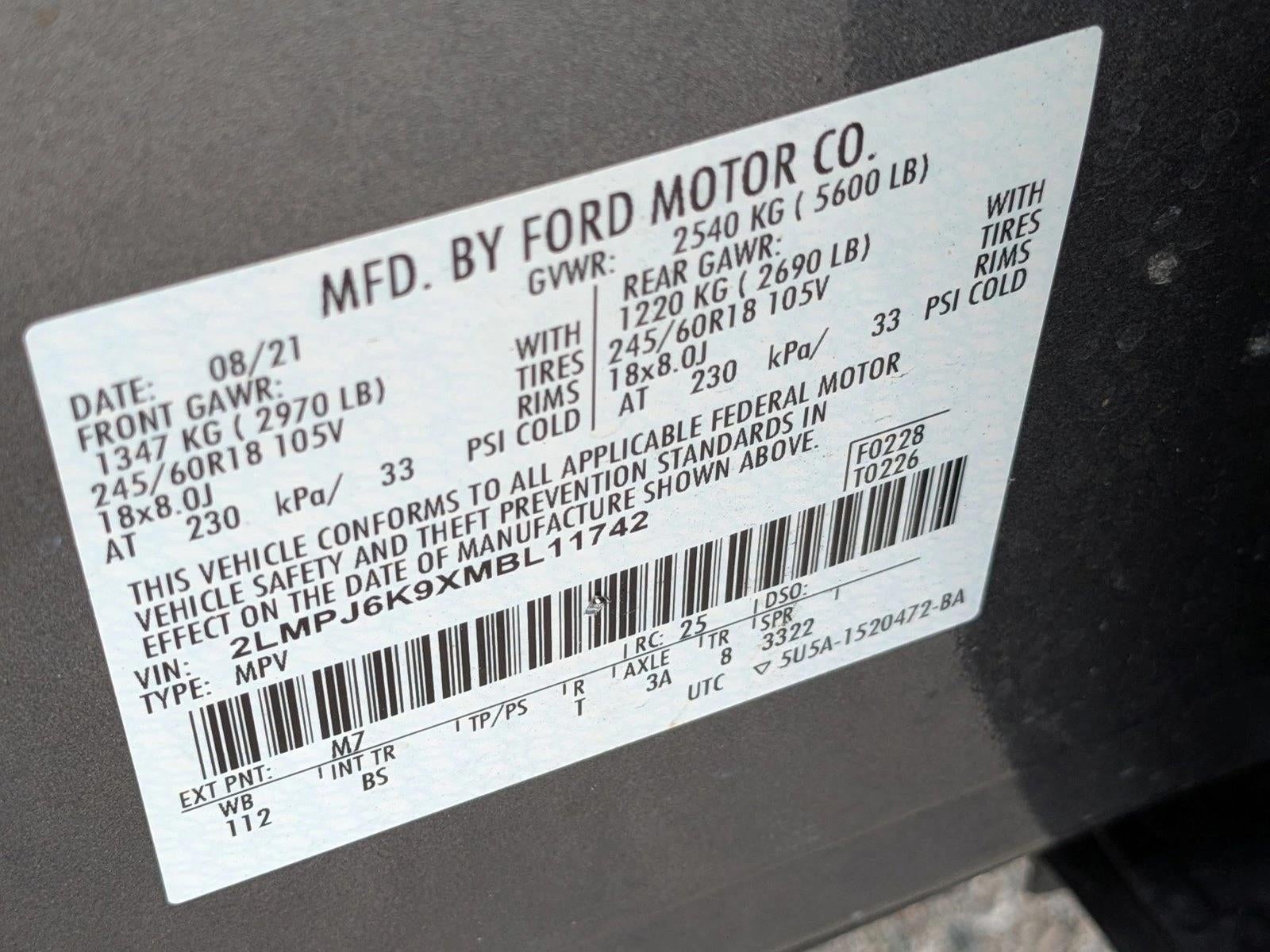 2021 Lincoln Nautilus Reserve FWD