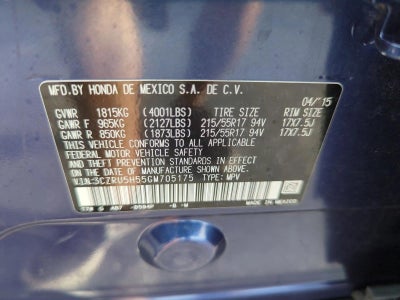 2016 Honda HR-V 2WD EX CVT