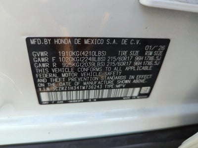 2026 Honda HR-V LX 2WD CVT