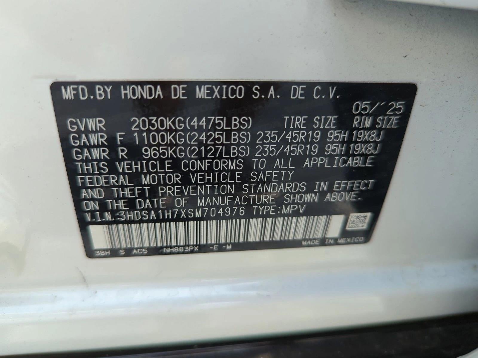 2025 Acura ADX FWD w/A-Spec Advance Package