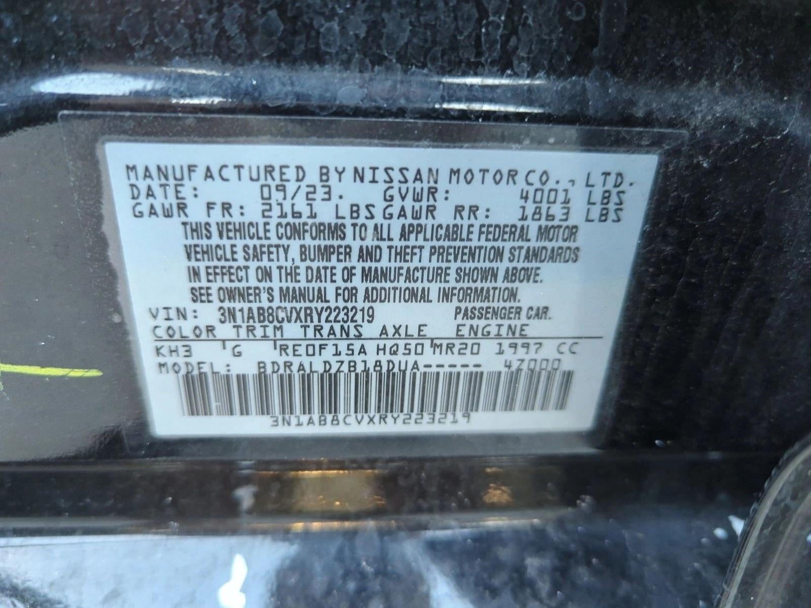 2024 Nissan Sentra SV CVT
