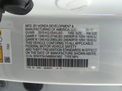 2021 Honda Pilot EX 2WD
