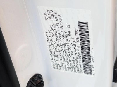 2025 Honda Ridgeline TrailSport AWD