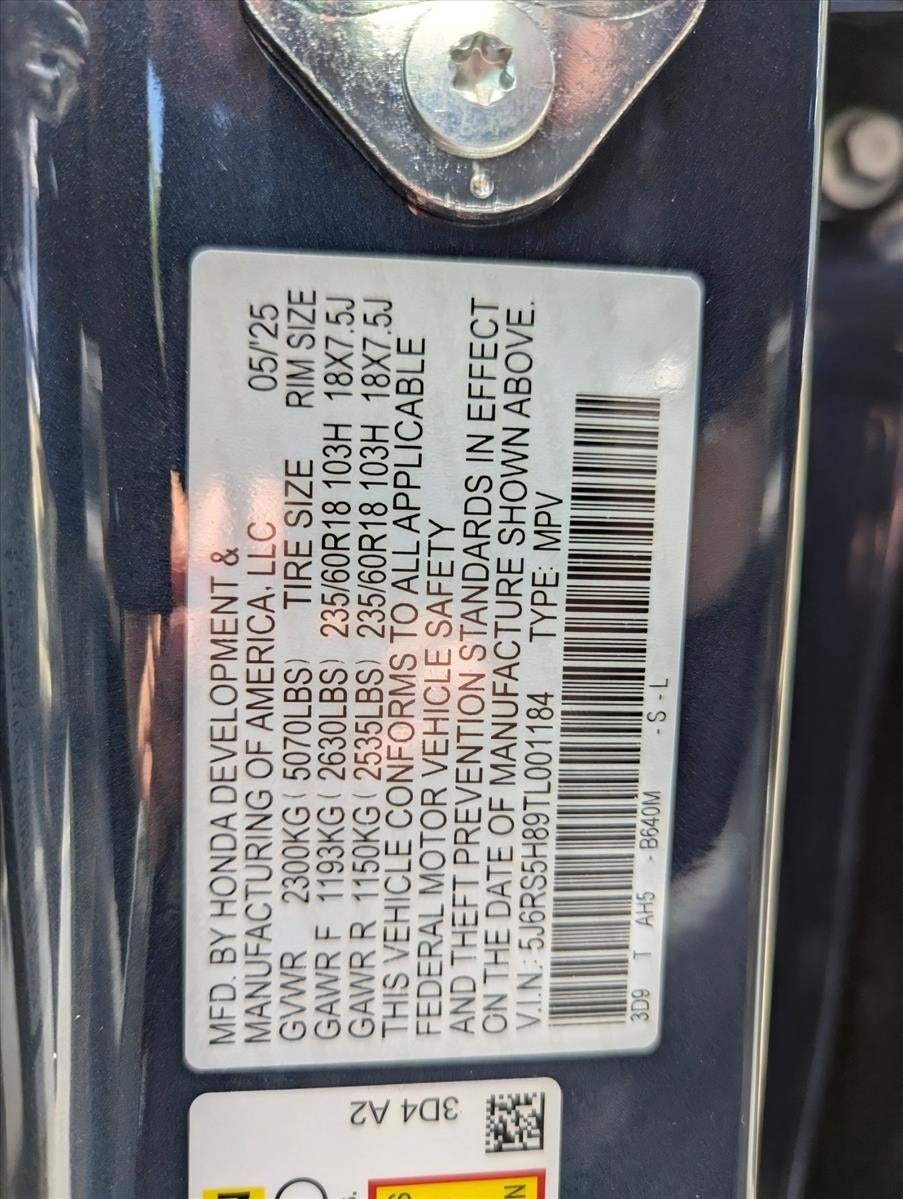 2026 Honda CR-V Hybrid Sport-L FWD