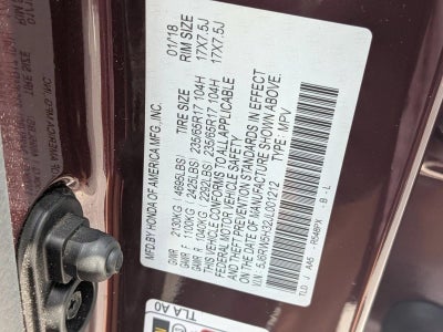 2018 Honda CR-V LX 2WD