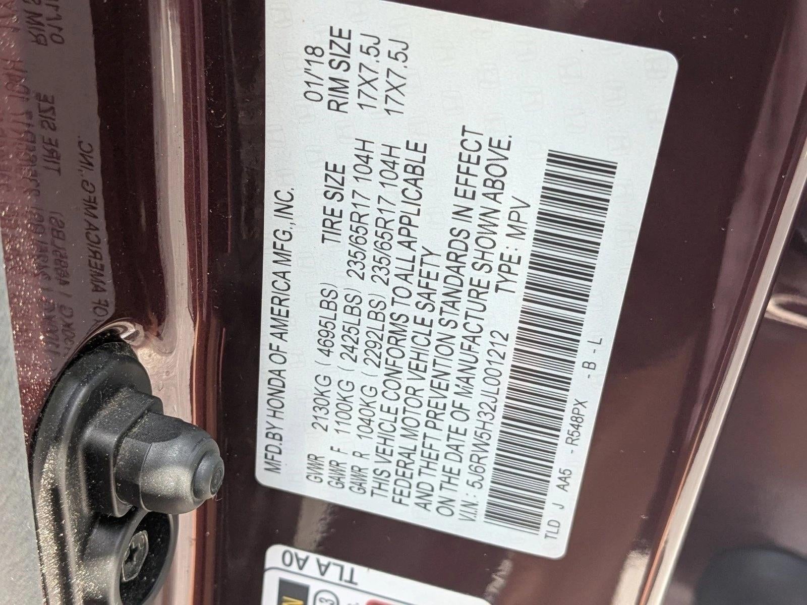 2018 Honda CR-V LX 2WD