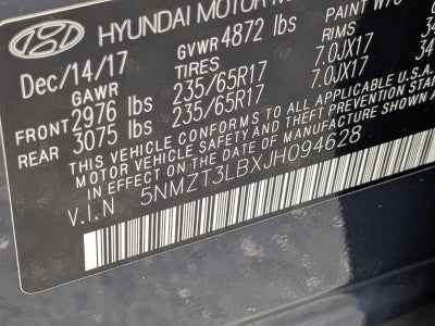 2018 Hyundai Santa Fe Sport 2.4L Auto