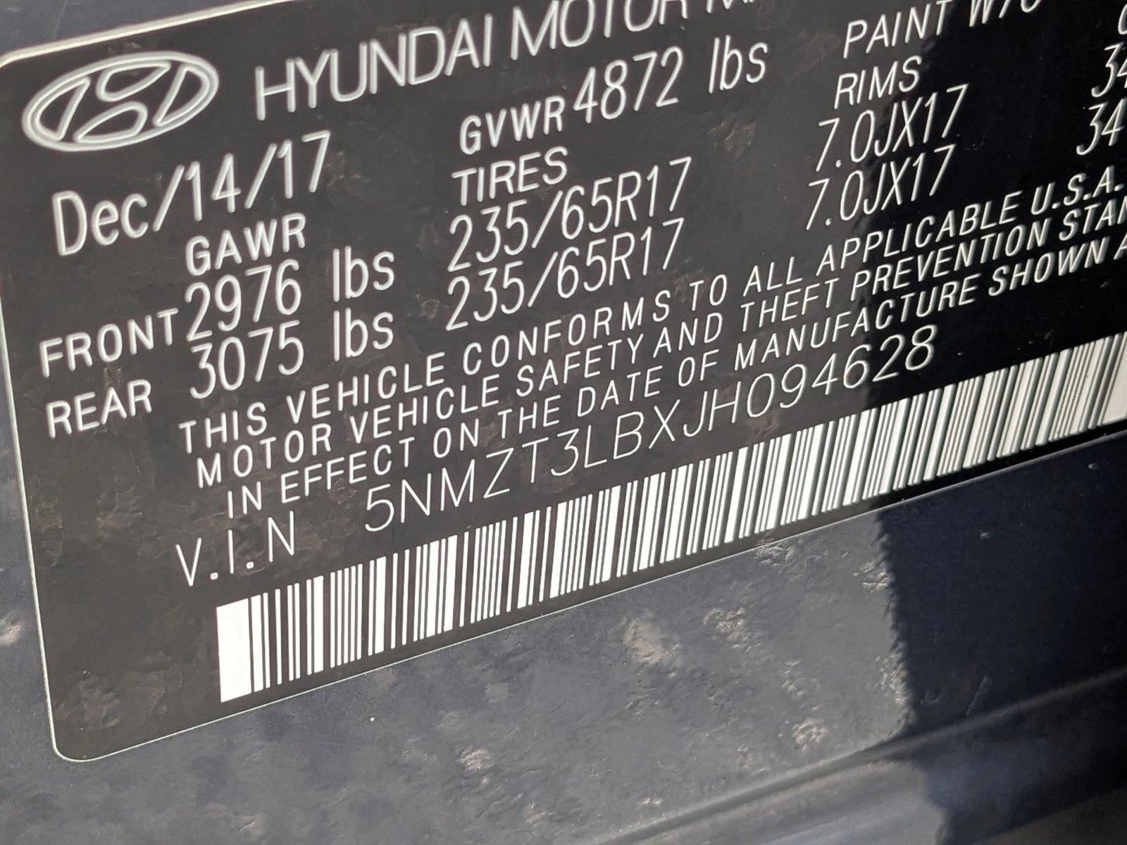 2018 Hyundai Santa Fe Sport 2.4L Auto