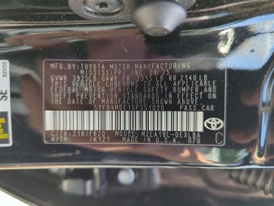 2025 Toyota Corolla LE CVT (Natl)