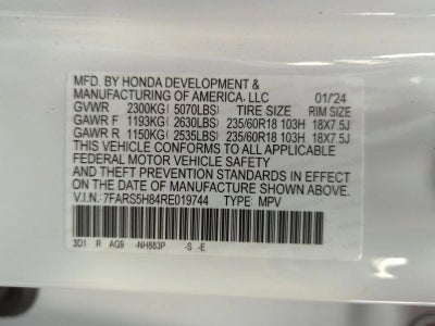 2024 Honda CR-V Hybrid Sport-L FWD