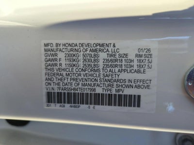 2026 Honda CR-V Hybrid Sport-L FWD