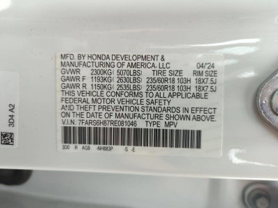 2024 Honda CR-V Hybrid Sport-L AWD