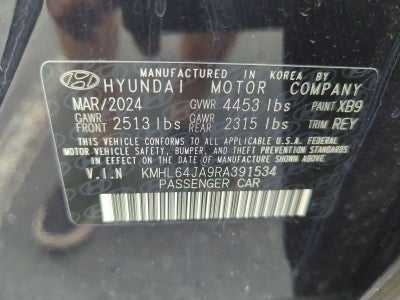 2024 Hyundai SONATA SEL 2.5L FWD