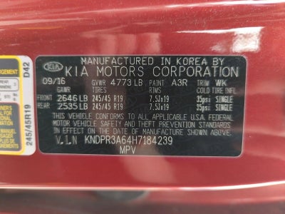 2017 Kia Sportage SX Turbo FWD