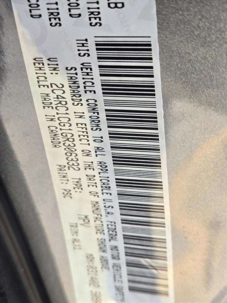 2016 Chrysler Town & Country 4dr Wgn Touring-L