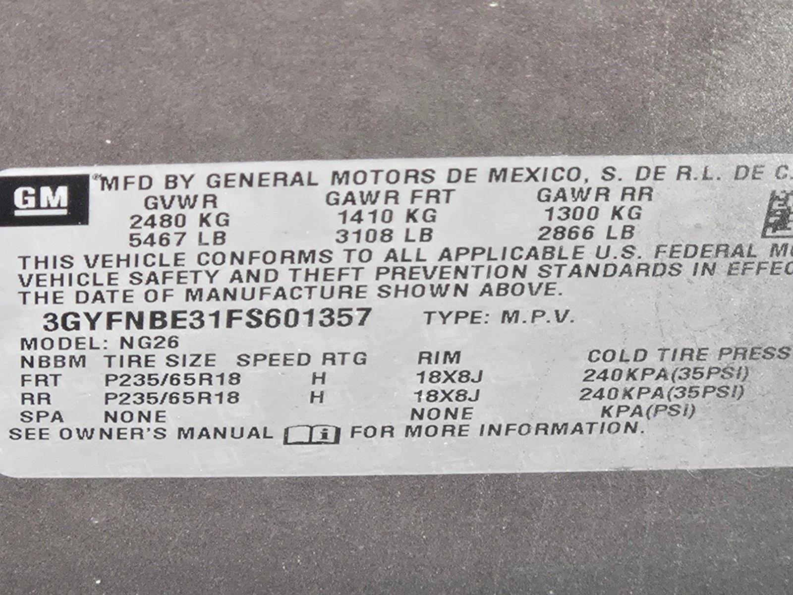 2015 Cadillac SRX FWD 4dr Luxury Collection