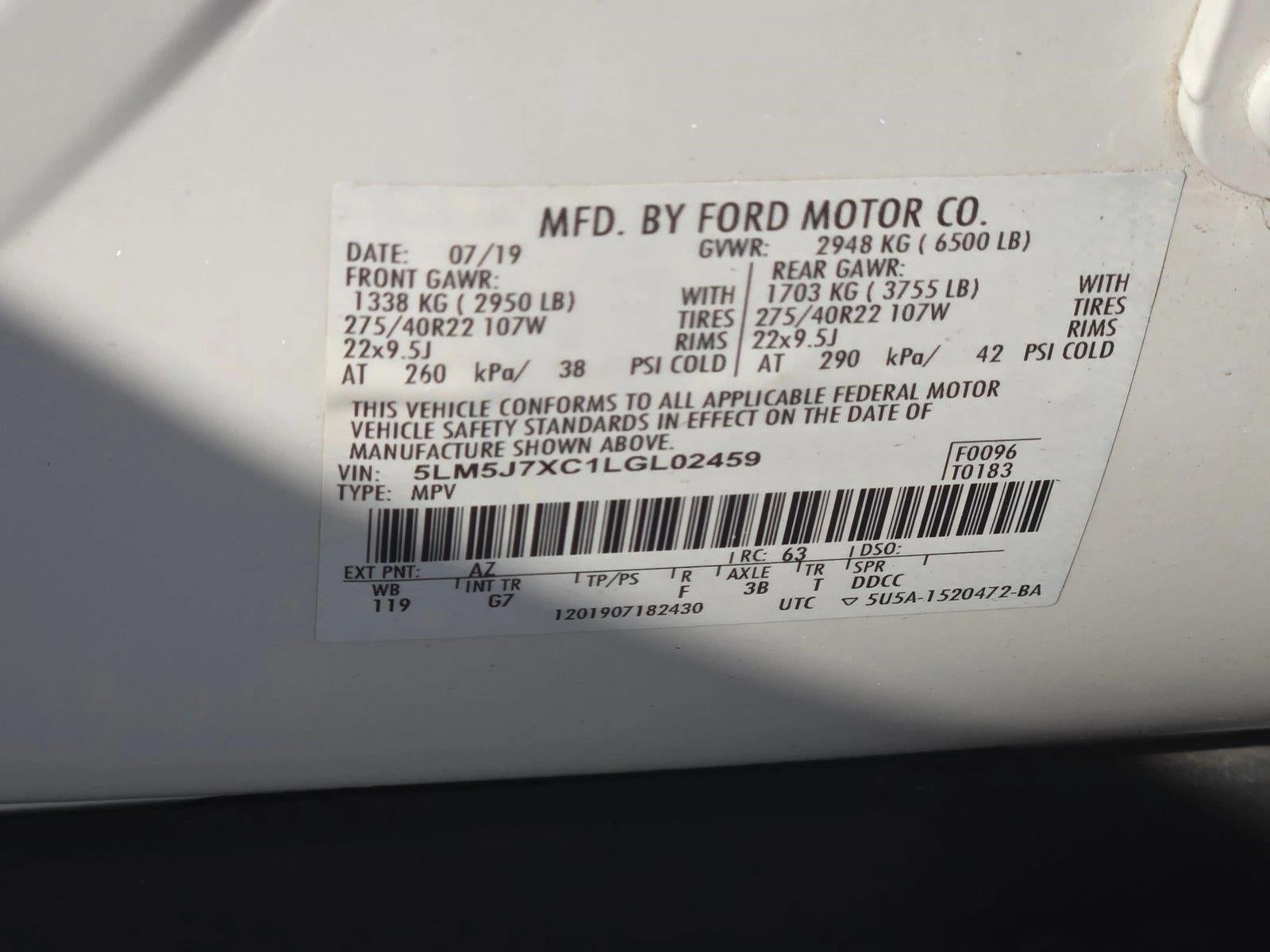 2020 Lincoln Aviator Reserve AWD