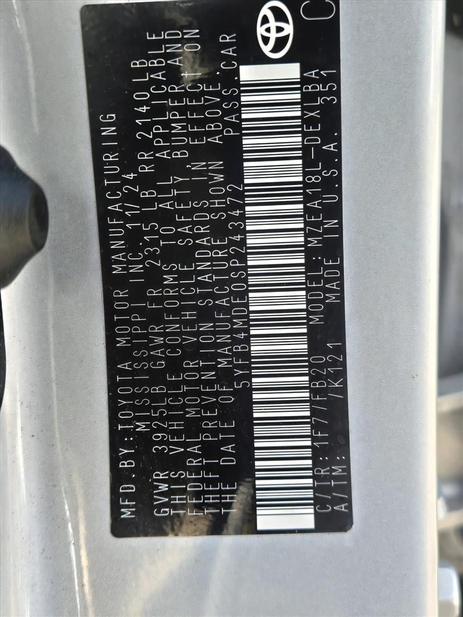 2025 Toyota Corolla LE CVT (Natl)