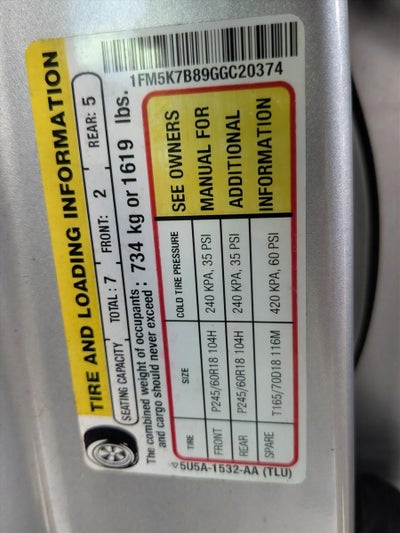 2016 Ford Explorer FWD 4dr Base