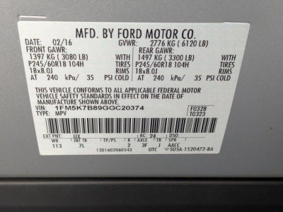 2016 Ford Explorer FWD 4dr Base