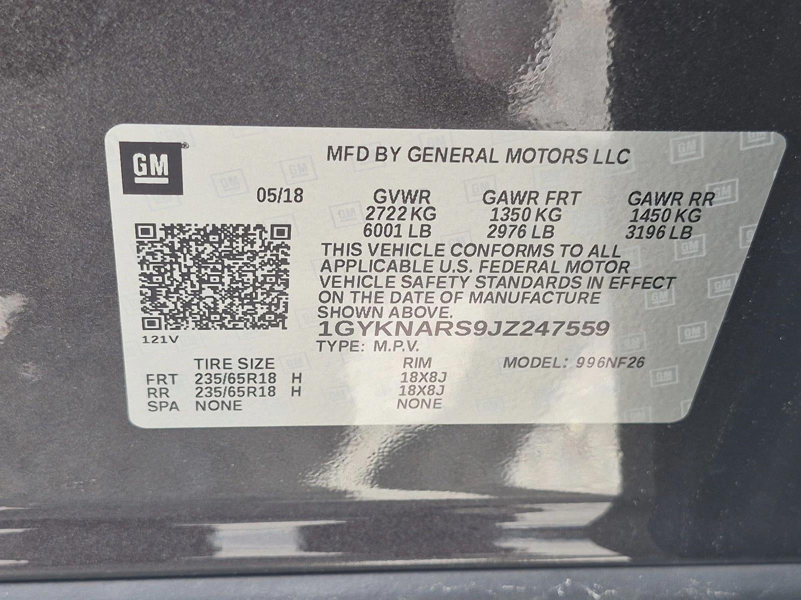 2018 Cadillac XT5 FWD 4dr